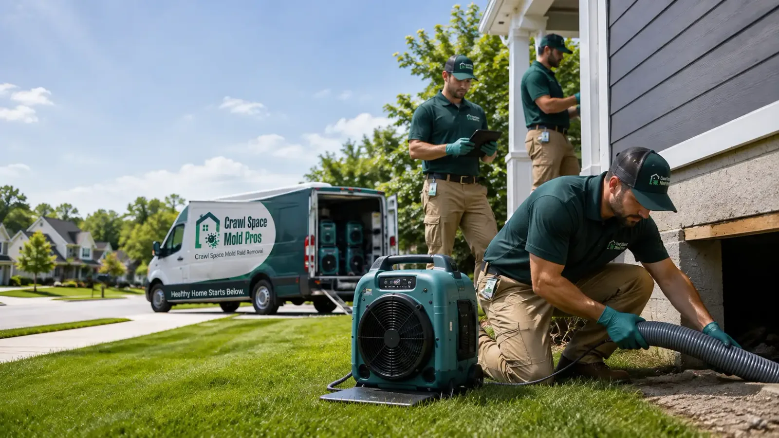Crawl Space Mold Removal in Chesterfield, IL
